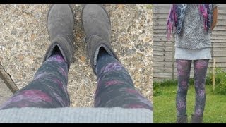 Style With Miriam How To Style Tights Demo amp Review [upl. by Sherourd]