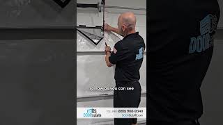 Panel Door with Strut  How to install [upl. by Zilef]