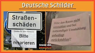 Wenn Deutsche Schilder schreiben 1 [upl. by Morten]