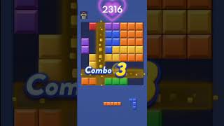 Block blast gameplay walkthrough games gaming iphonegameplay block blockblast tetris color [upl. by Nattirb]