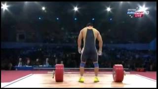 Lu Xiaojun World Record 176kg Snatch [upl. by Aneekan]