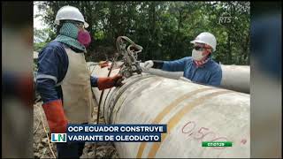 La OCP Ecuador construye una variante de oleoducto [upl. by Burdelle817]