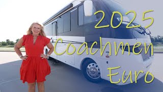 Luxury RV Tour – 2025 Coachmen Euro  Class A Gas [upl. by Cartan418]