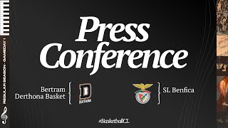 LIVE  Bertram Derthona Basket v SL Benfica  Press Conference  BasketballCL 202425 [upl. by Constanta611]