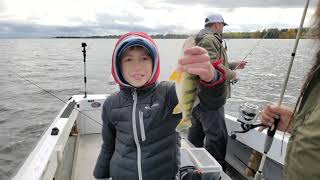 ONEIDA LAKE FISHING REPORT  MONDAY 101022  PERCH FISHING [upl. by Nevlin]