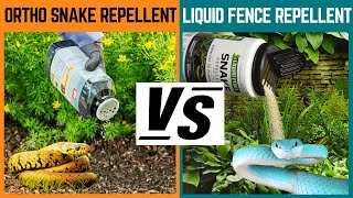 Liquid Fence vs Ortho Snake Away Repellent Granules  What is Best Snake Repellent [upl. by Sanfourd]