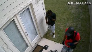 Burglars caught on camera breaking into home [upl. by Sokil676]