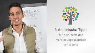 3 rhetorische Tipps für dein perfektes Vorstellungsgespräch [upl. by Dubenko161]