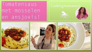 Supersmaakvolle tomatensaus met mosselen en ansjovis [upl. by Womack145]