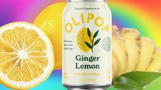 Olipop Ginger Lemon Soda Tasting [upl. by Philcox]