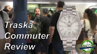 Traska Commuter Review  Glacier White  Affordable Alternative to the Rolex OP [upl. by Ardnayek]