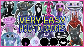 UPD 16  How to get Badges in Garten of Banban  ANNIVERSARY AND ALL New Morphs Update amp Roblox RP [upl. by Vyse]