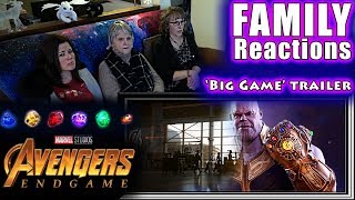 Avengers 4  Endgame  Big Game TV Spot  FAMILY Reactions [upl. by Anaz]