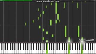 Beautiful Soundtrack from Kamisama no Inai Nichiyoubi  Synthesia Piano Animenzzz [upl. by Nilyaj]