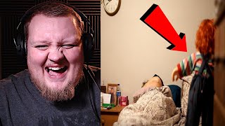 CHILDS PLAY PRANK ON ANGRY GRANDMA REACTION [upl. by Hanser84]