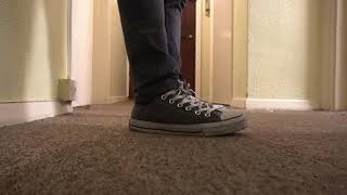 Chuck Taylor All Star Leather Smoke Low Top  Unboxing  On feet [upl. by Alice461]