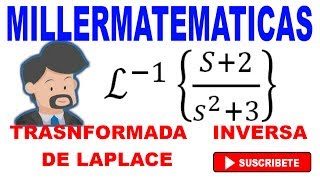 Transformada inversa de laplace  Ejemplo 5 Millermatematicas [upl. by Fries]