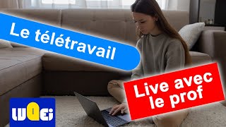 Le live DALF C1C2  le télétravail [upl. by Esirahc527]