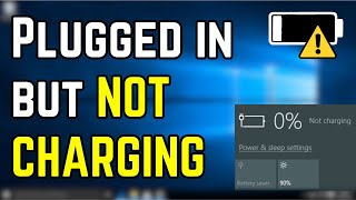 Laptop Battery Not Charging  Plugged in but NOT CHARGING [upl. by Babara]