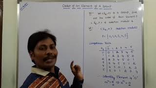 PART 2  ORDER OF AN ELEMENT IN A GROUP  ALGEBRAIC STRUCTURES  DISCRETE MATHEMATICS [upl. by Krusche]