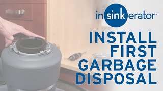 How To Install First Garbage Disposal [upl. by Rednasela]