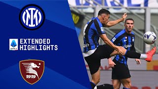 Inter Milan vs Salernitana Extended Highlights  Serie A  CBS Sports Golazo [upl. by Uile944]