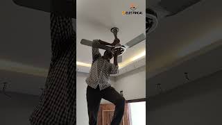 BLDC ceiling fan fitting shorts [upl. by Mlohsihc]