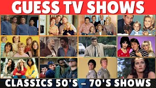 Can You Name These Classic TV Shows from the 50s 60s amp 70s  Ultimate Retro TV Quiz [upl. by Oshinski]