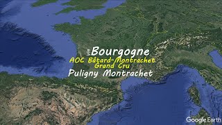 BâtardMontrachet Grand Cru at Pulingy Montrachet commune  French wine map  Wine study [upl. by Iatnwahs]