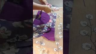 Sew a hand bag with four round pieces of fabric [upl. by Anivas349]