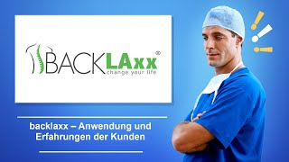 🚑 backlaxx – Anwendung und Erfahrungen der Kunden [upl. by Candie]