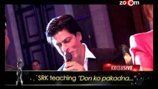 Sharukh khan teaching Don ko pakadna at Filmfare nomination [upl. by Korwin]