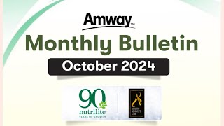 Amway Monthly Bulletin October 2024 [upl. by Anavlys]