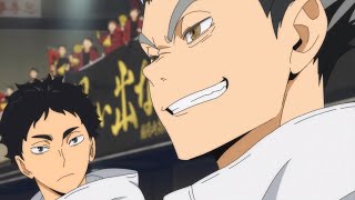 Bokuto Reaction To Tsukishima and Asahi Spike Haikyuu To The Top Season 2 [upl. by Licastro865]