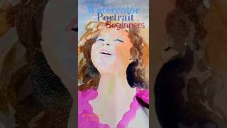 Watercolor portrait Tutorial portrait art watercolor shorts [upl. by Swords]