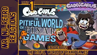 The Pitiful World of Pixar Games Part1 By Caddicarus  MRNURETRO REACTIONS [upl. by Marys495]