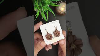 Beautiful earrings design earrings jewellery shorts 2024 [upl. by Marigolde]