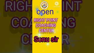 Right point coaching centre shortvideo ytshort [upl. by Eidaj]