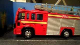 VINTAGE BRITISH VOLVO DIE CAST TOY FIRE ENGINE [upl. by Eesak]