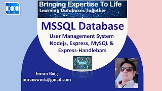 User Management System – Nodejs Express MySQL amp ExpressHandlebars By Raddy [upl. by Alpers]