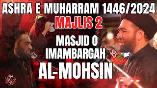 Majlis 2  Imambargah AlMohsin Karachi  Maulana Syed Ali Raza Rizvi  2nd Muharram 14462024 [upl. by Atinihs]