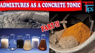 Chemical admixture of Concrete Part II  Special Category of admixture Explain [upl. by Wendeline]