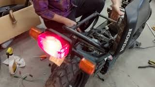 Honda Ruckus solved Key on tail light does not stay on wont turn over [upl. by Carolina]