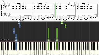 JoJos Bizarre Adventure JosukeGappys Main Theme  Piano Tutorial  SHEET MUSIC [upl. by Rebba]