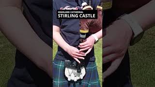 Highland Cathedral on Bagpipes Live at Stirling Castle shorts [upl. by Ylahtan431]