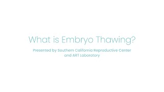 What is Embryo Thawing [upl. by Turmel]