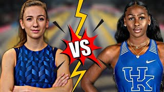 Femke Bol vs Alexis Holmes  World Indoor Championships 2024 [upl. by Arias296]