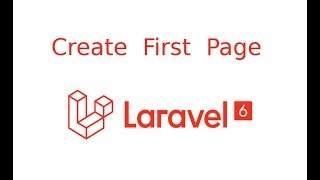 Laravel tutorial 2 create first page [upl. by Loren447]