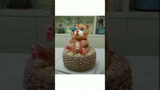 Cat cake design subscribe my channel shorts shortsfeed dream youtube video trending explore [upl. by Eciuqram438]