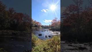 east machias river fall foliage [upl. by Innavoig]